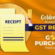 Indirect Taxes: Always Take GST Receipt for Gold Purchases