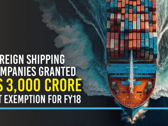 GST Exemption for Foreign Shipping Companies