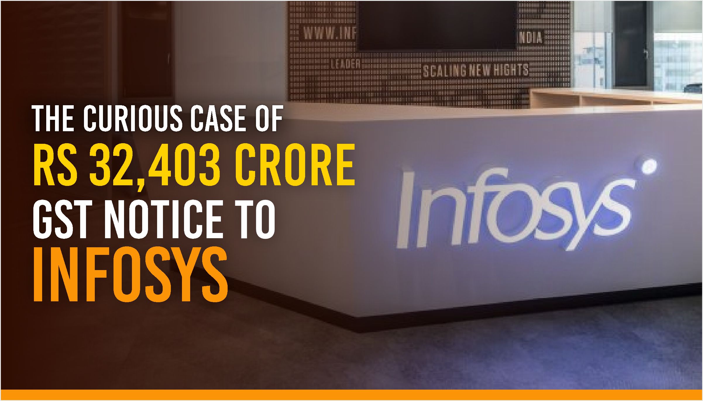 GST Notice to Infosys