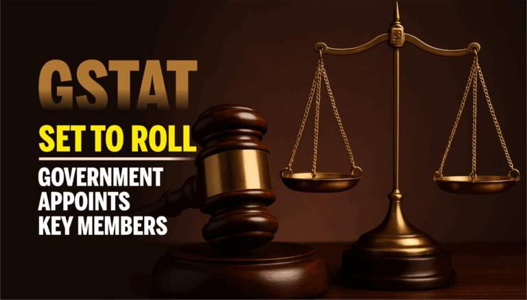 GSTAT Set to Roll: Government Appoints Key Members