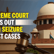 Supreme Court Rules Out Cash Seizure in GST Cases