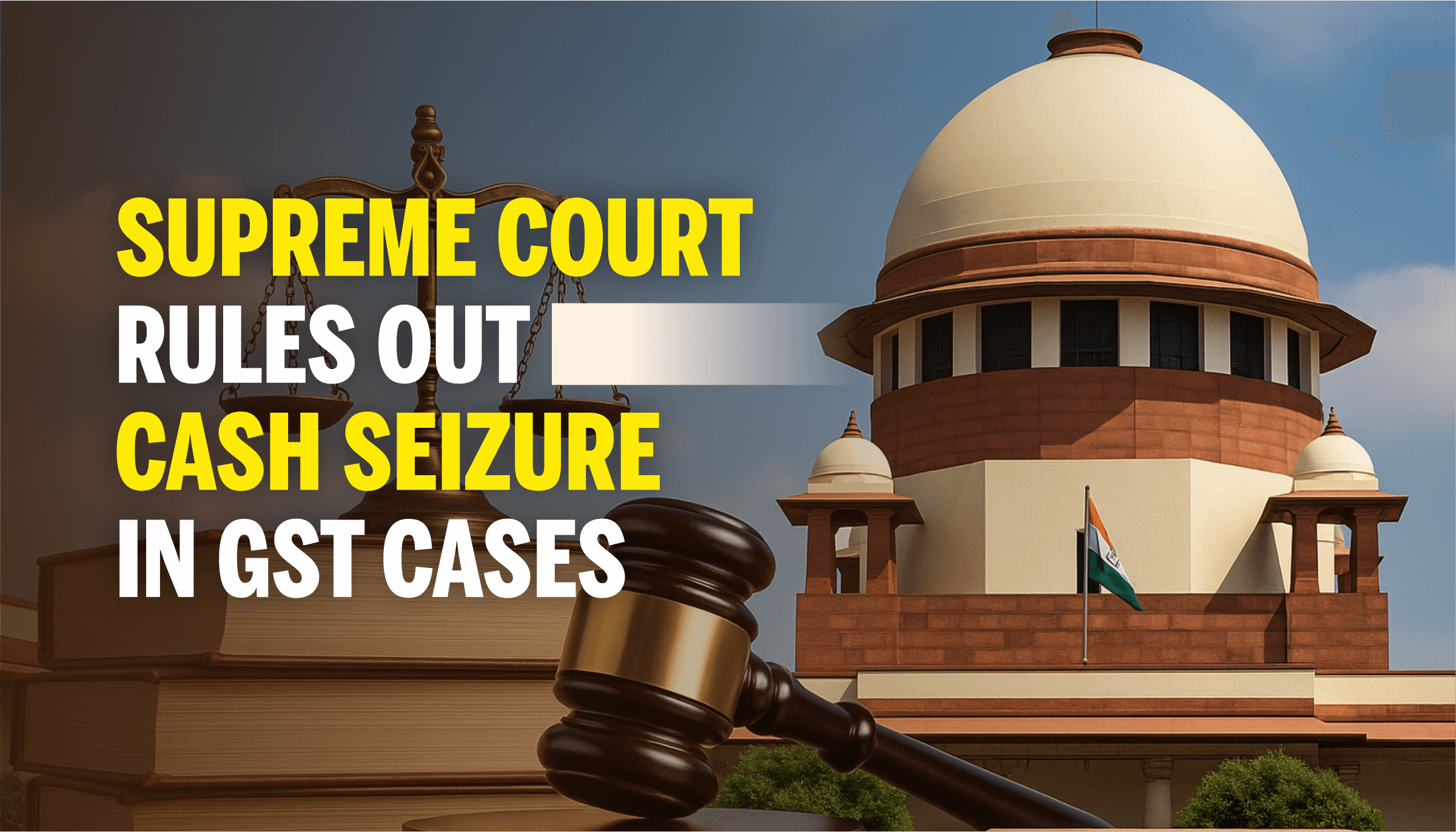 Supreme Court Rules Out Cash Seizure in GST Cases Supreme Court Rules Out Cash Seizure in GST Cases