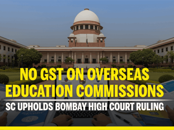 No GST on Overseas Education Commissions