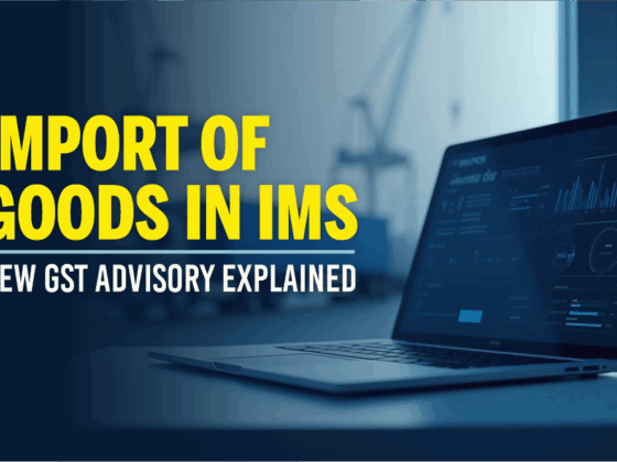 Import of Goods in IMS