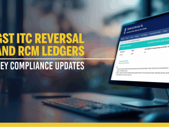 GST ITC Reversal & RCM Ledgers - Key Compliance Updates