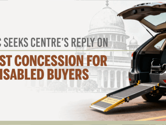 SC Seeks Centre’s Reply on GST Concession for Disabled Buyers