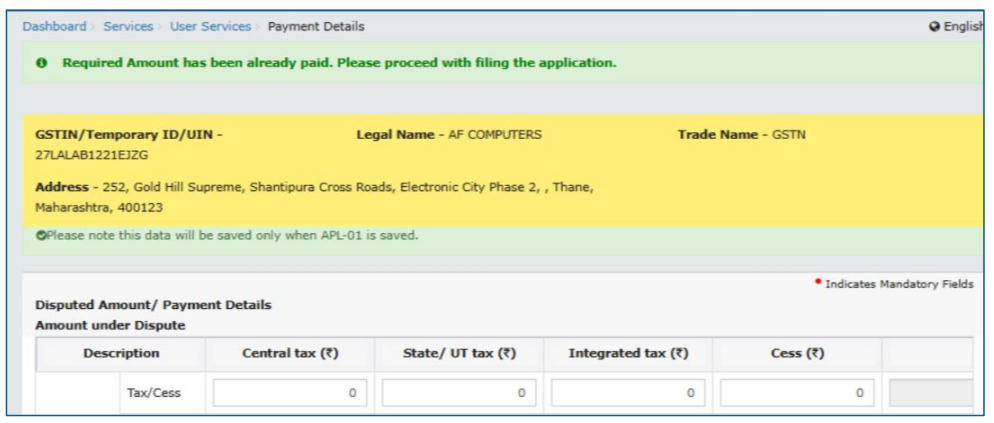 GST Advisory on Pre-Deposit Payment via DRC-03 Explained