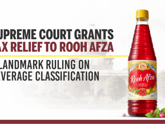 Supreme Court Grants Tax Relief to Rooh Afza