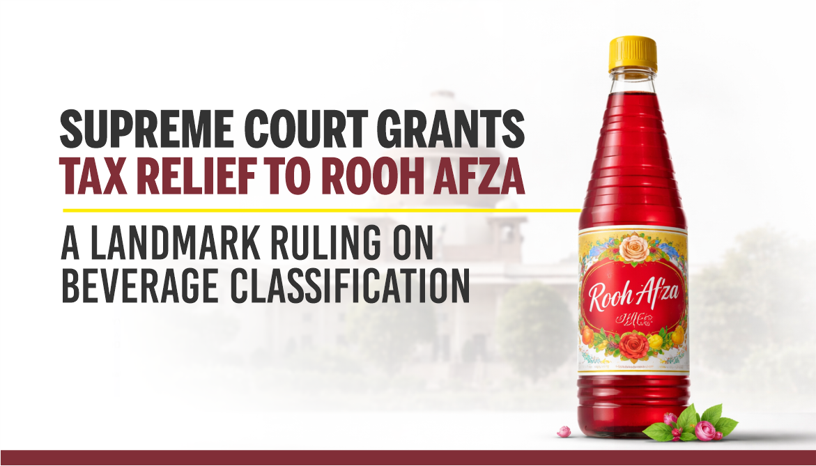 Supreme Court Grants Tax Relief to Rooh Afza