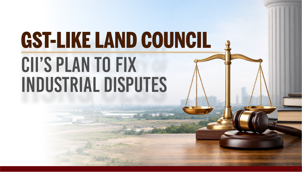 GST-Like Land Council - CII’s Plan to Fix Industrial Disputes